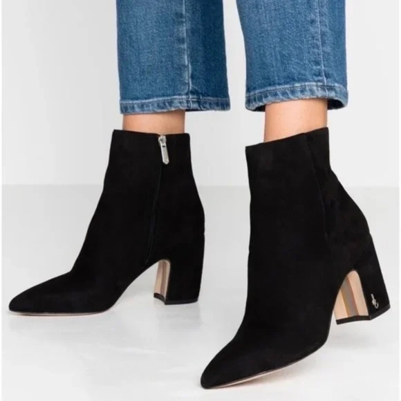 Sam Edelman Shoes - Sam Edelman "Hilty" Black Suede Booties
